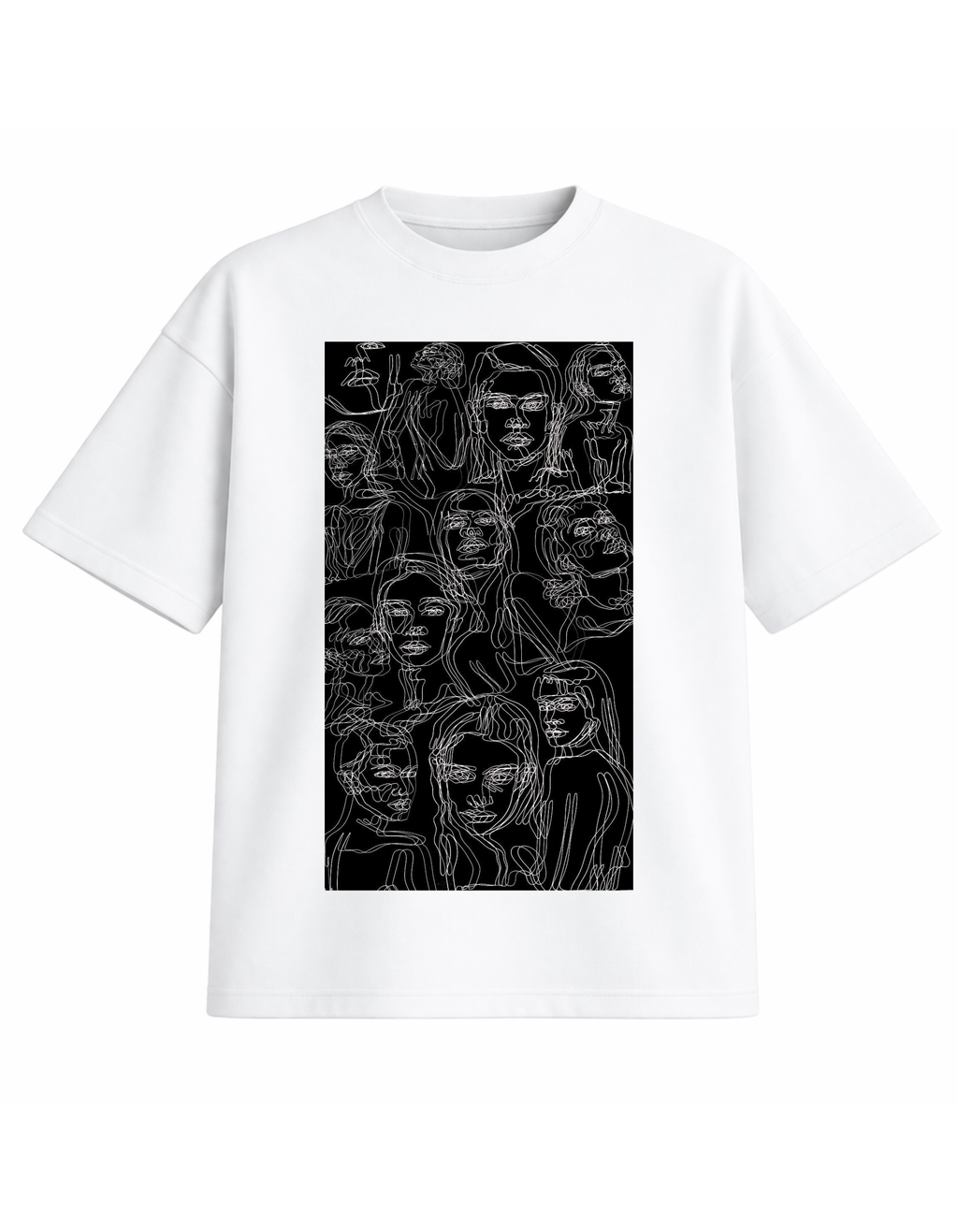 DRIPACCO© DRIPTORTED  Inspired Oversized T-Shirt