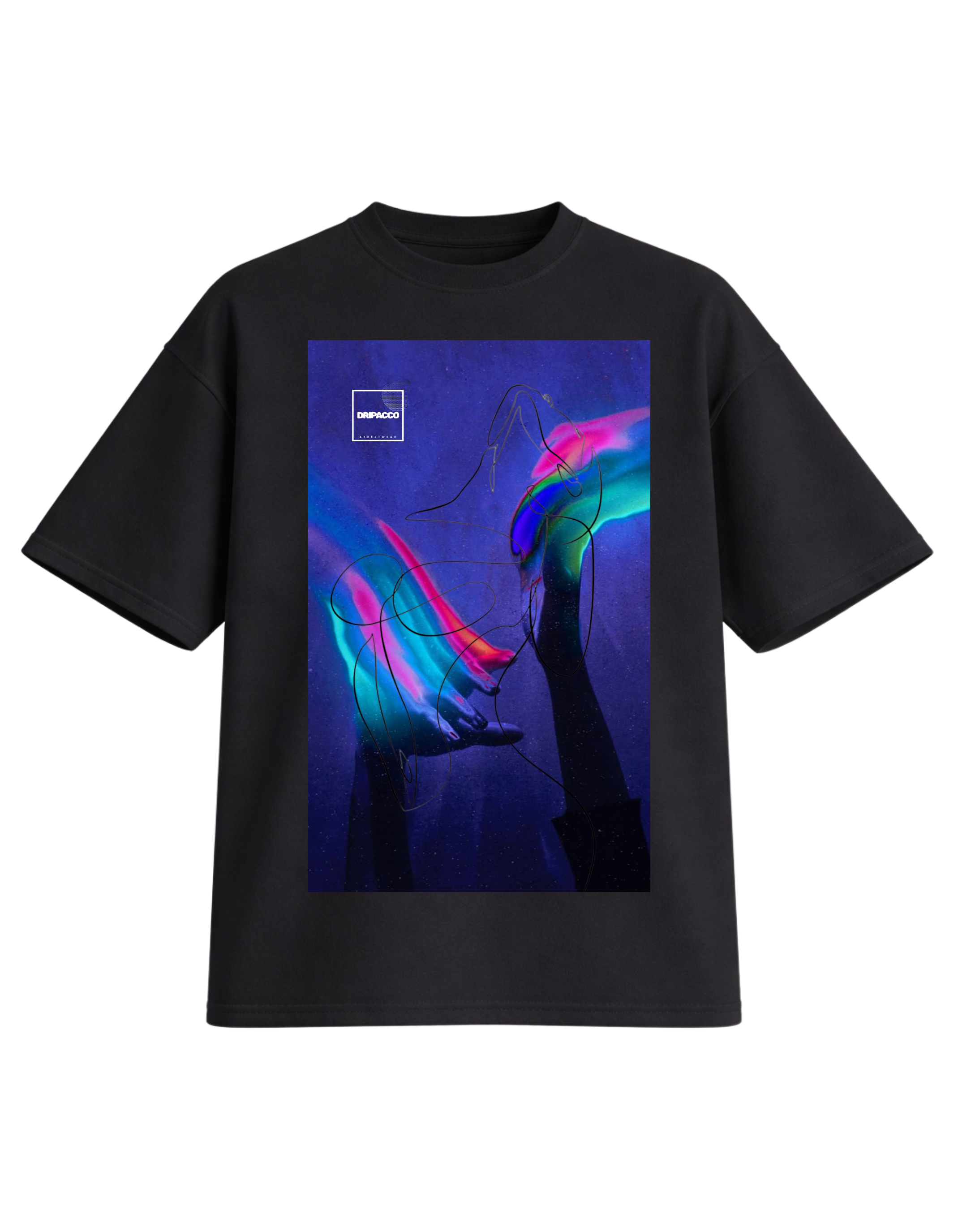 DRIPACCO© HOPE DRIPTORTED Oversized T-Shirt