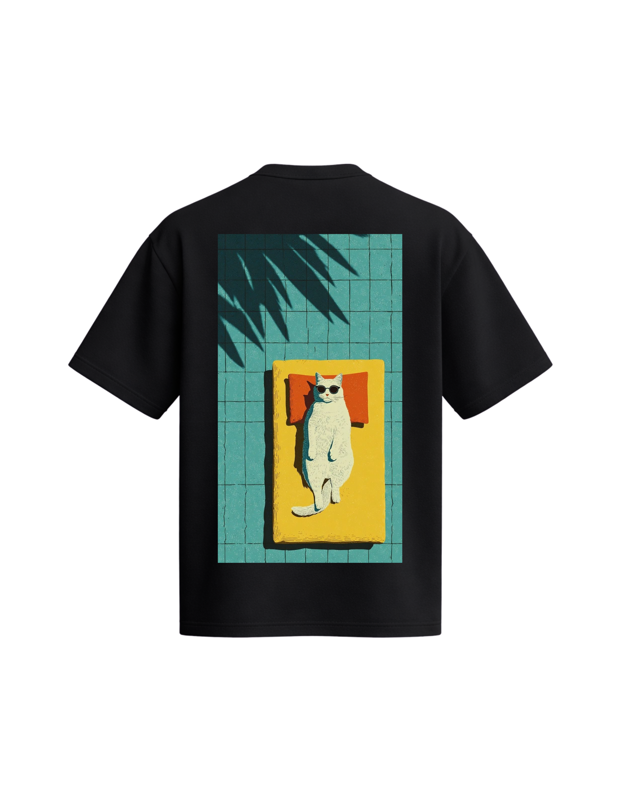 DRIPACCO© LAIDBACK BACK Oversized T-Shirt