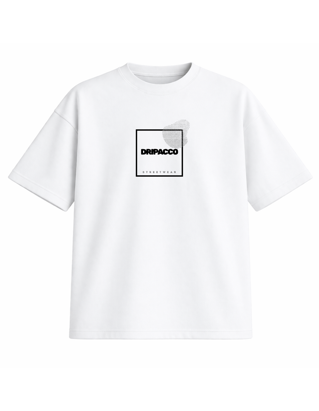 DRIPACCO Rave front graphic oversized t shirt 260 GSM cotton trendy streetwear India