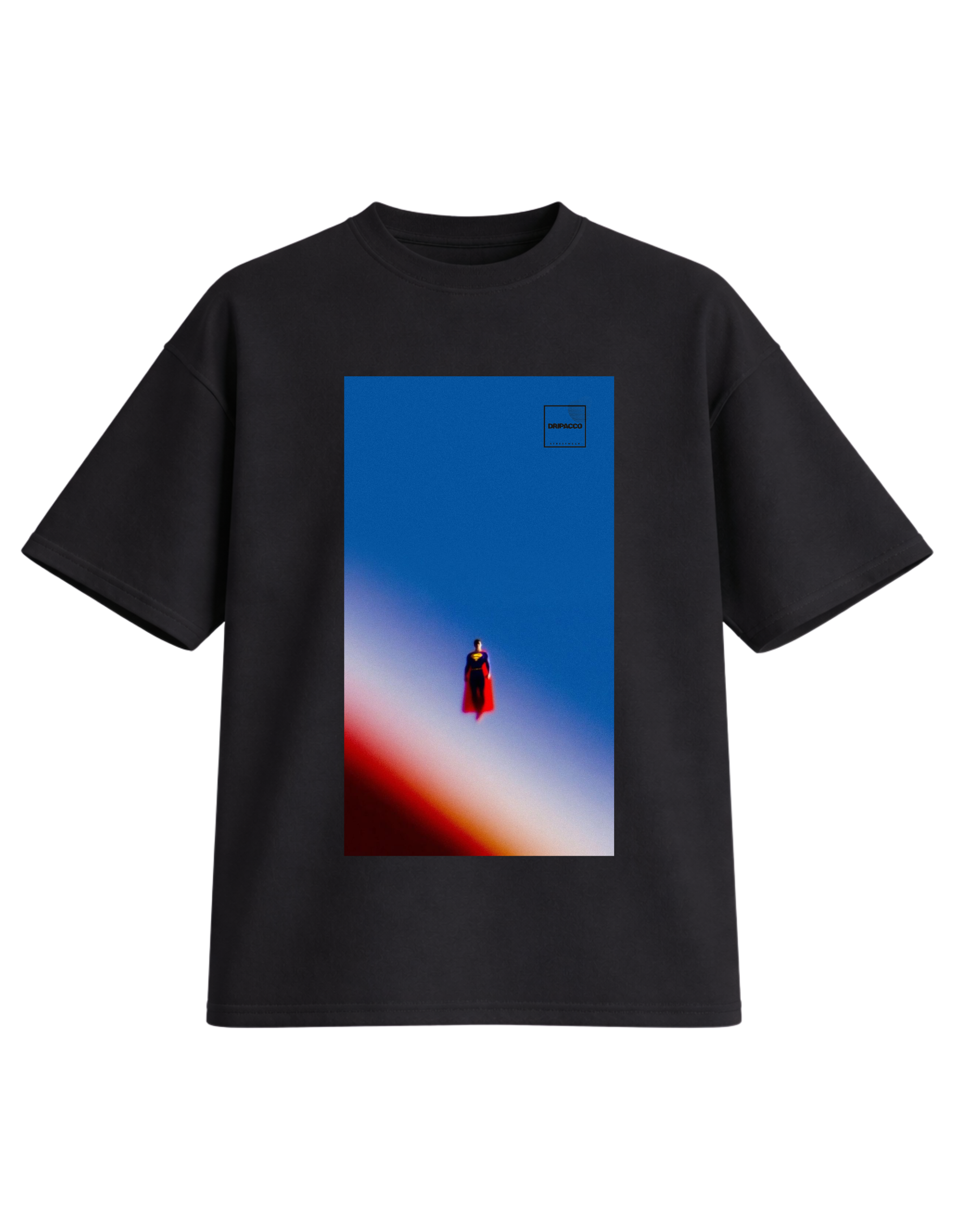 DRIPACCO© SUPERMAN Inspired Oversized T-Shirt