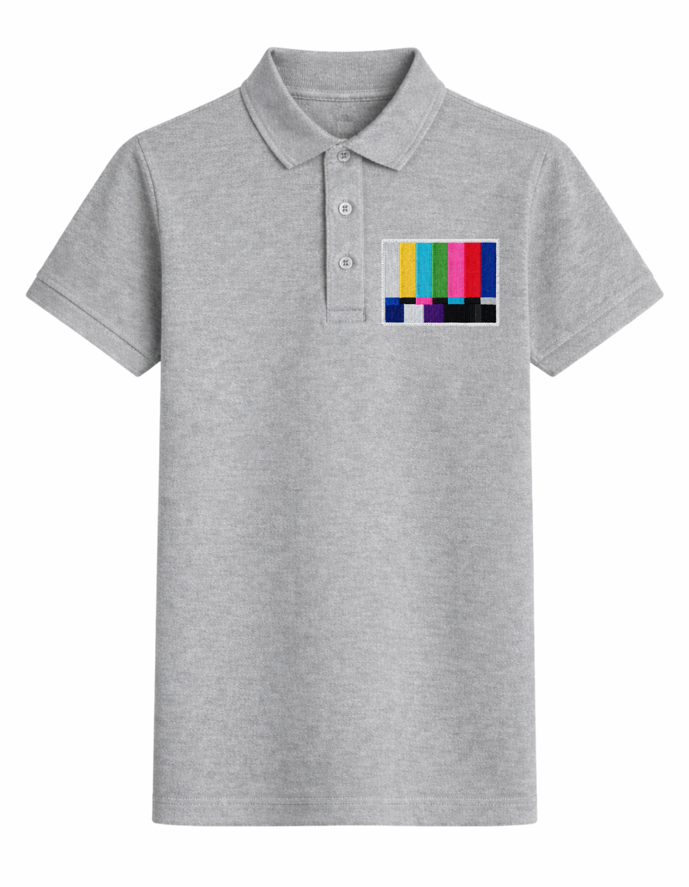 DRIPACCO© TV Screen Classic Embroidery Polo